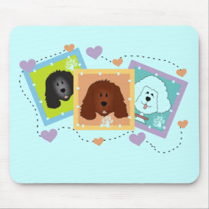Tapis De Souris T-shirts et cadeaux de portraits de chien