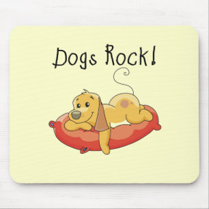 Tapis De Souris T-shirts et cadeaux de roche de chiens