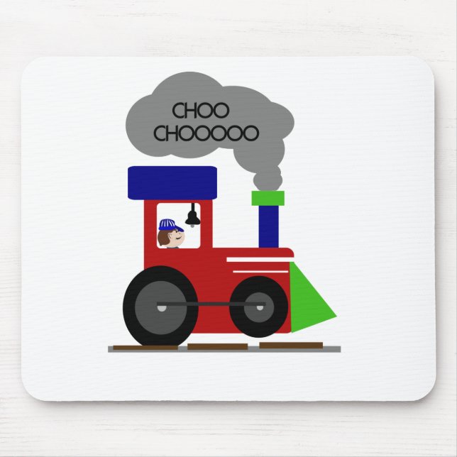 Tapis De Souris T-shirts et cadeaux de train de Choo Choo (Devant)
