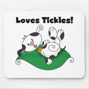 Tapis De Souris T-shirts et cadeaux Loves Tickles