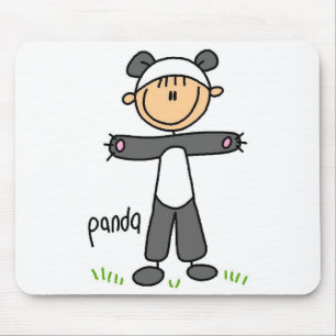 Tapis De Souris T-shirts et cadeaux Panda Dress Up