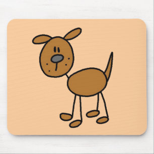 Tapis De Souris T-shirts et Cadeaux pour Chiots Marrons