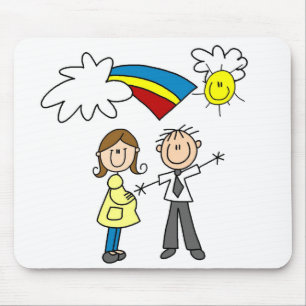 Tapis De Souris T-shirts et cadeaux pour futurs parents