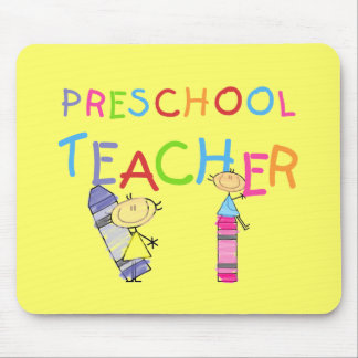 Tapis De Souris T-shirts et cadeaux préscolaires de professeur de