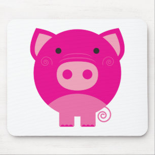 Tapis De Souris T-shirts et cadeaux roses de porc