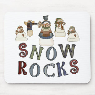 Tapis De Souris T-shirts et cadeaux Snow Rocks