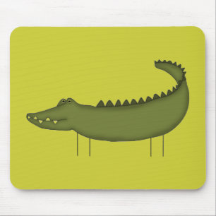 Tapis De Souris T-shirts et cadeaux Stick Figure Crocodile