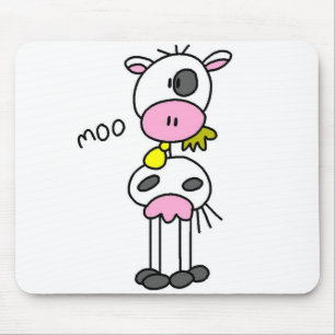 Tapis De Souris T-shirts et Cadeaux Vache Dit Meuh