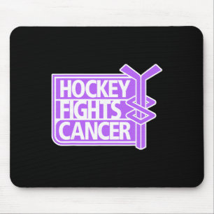 Tapis De Souris T-shirts Hockey Fights Cancer Adulte Uni Clic Fit