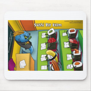 Tapis De Souris T-shirts Tasses Cartes Cadeaux Sushi Bar Exam etc.