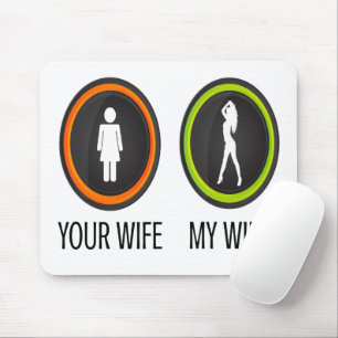 Tapis De Souris Ta Femme Ma Femme