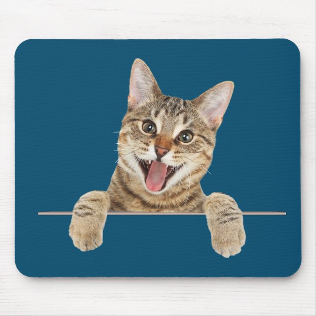 Tapis De Souris Tabby Sourant Pad Souris Chat (Devant)