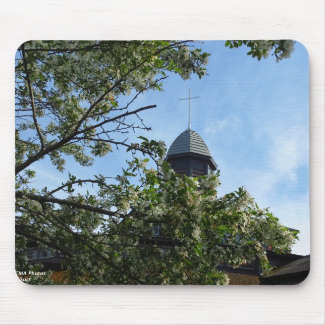 Tapis De Souris Tabernacle au printemps - Martha's Vineyard (Devant)