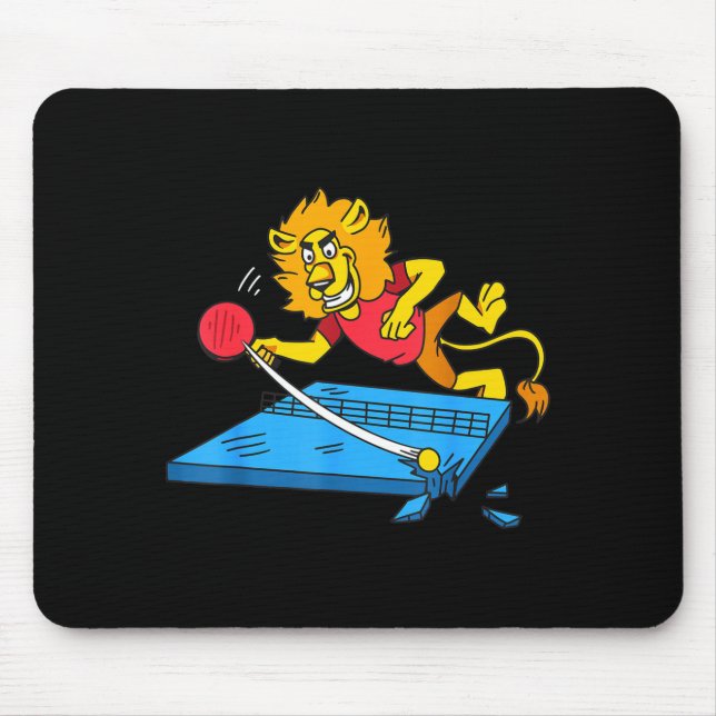 Tapis De Souris Table Tennis Lion Ng Ng Lion Outfit Table Tennis  (Devant)