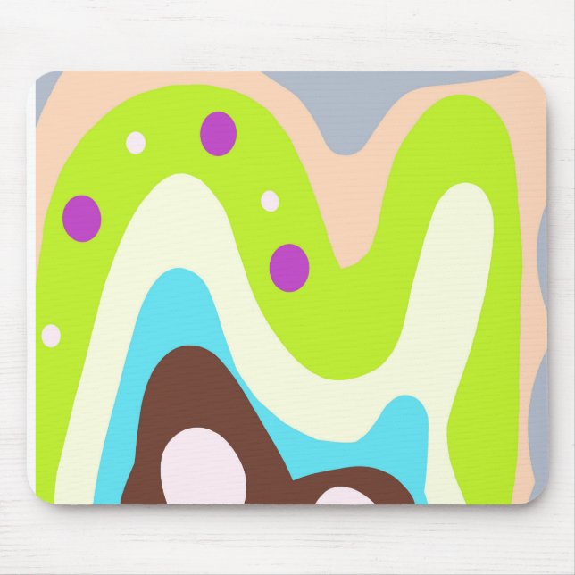 Tapis De Souris Tableau abstrait (Devant)