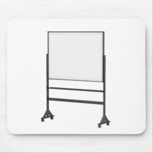 Tapis De Souris Tableau blanc de l'école mobile sur roues