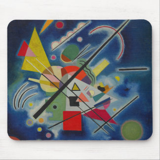 Tapis De Souris Tableau bleu de Kandinsky