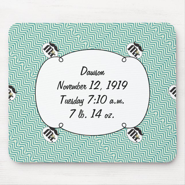 Tapis De Souris Tableau de bord M. Jaune et vert (Devant)