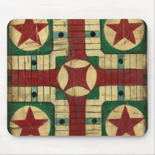 Tapis De Souris Tableau de jeu Antique Parcheesi par Ethan Harper