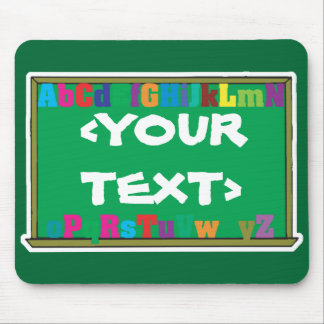Tapis De Souris Tableau noir personnalisable, <YOURTEXT>