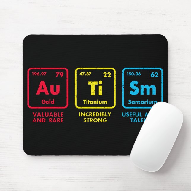 Tapis De Souris Tableau périodique des éléments de sensibilisation (Avec souris)