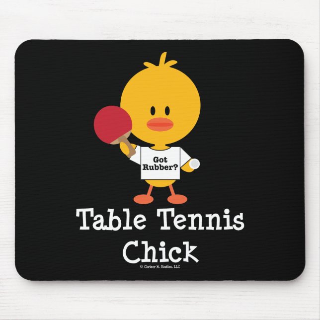 Tapis De Souris TableTennisChick (Devant)