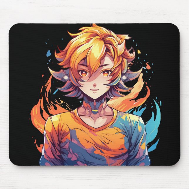 Tapis De Souris Tablette souris animée Naruto cool (Devant)