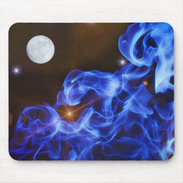Tapis De Souris Tablette souris d'art lune et espace (Devant)