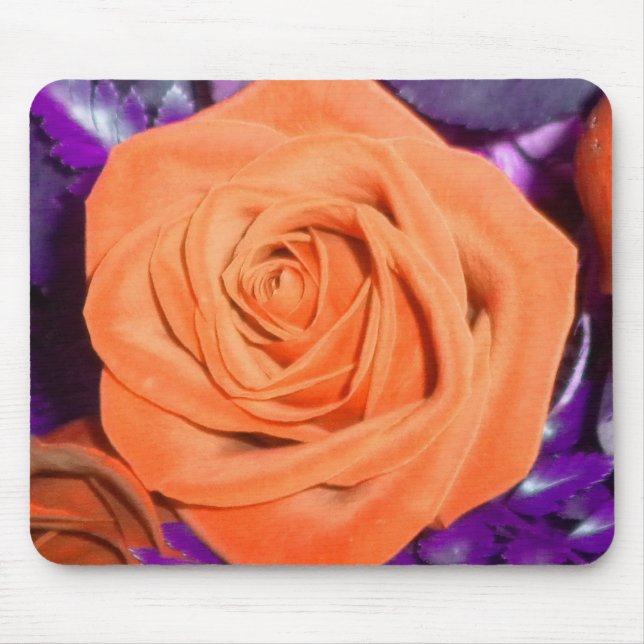 Tapis De Souris Tablette souris Rose Tangerine (Devant)