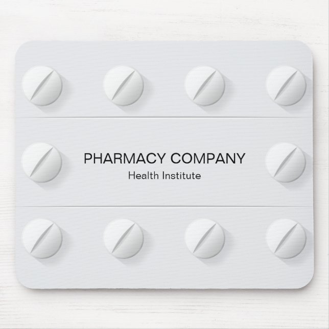Tapis De Souris Tablettes Boîte de pilules Médicale - Mousepad (Devant)