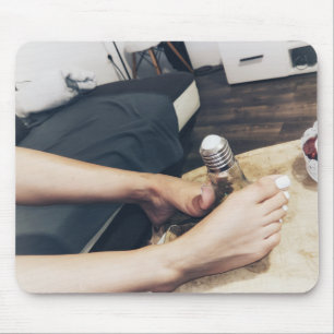 Tapis De Souris Tabouret de souris aux pieds coquins