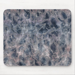 Tapis De Souris Tache d'aquarelle abstraite rose et bleu pâle