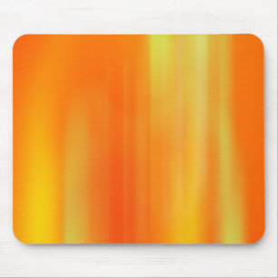 Tapis De Souris Tache floue de mouvement orange et jaune :