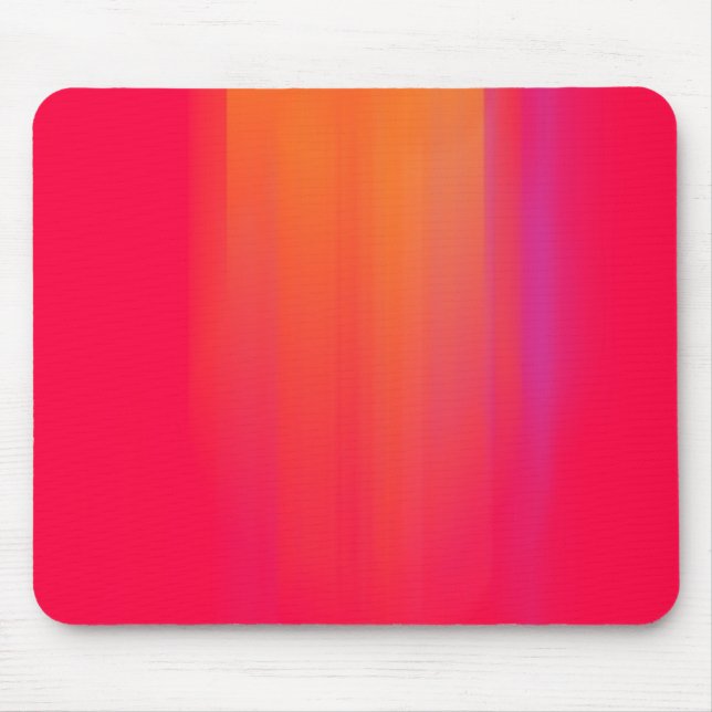 Tapis De Souris Tache floue de mouvement rose et orange : (Devant)