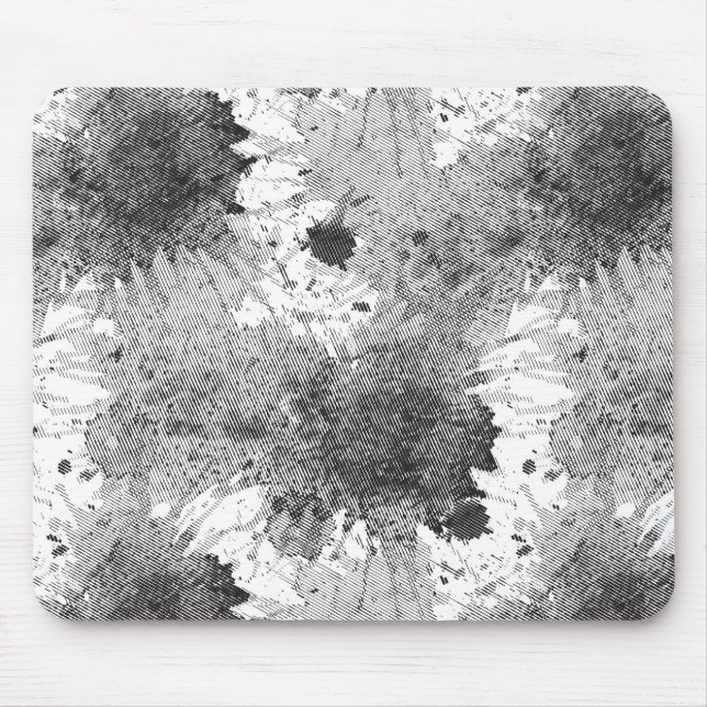Tapis De Souris Taches de colorant monochrome (Devant)