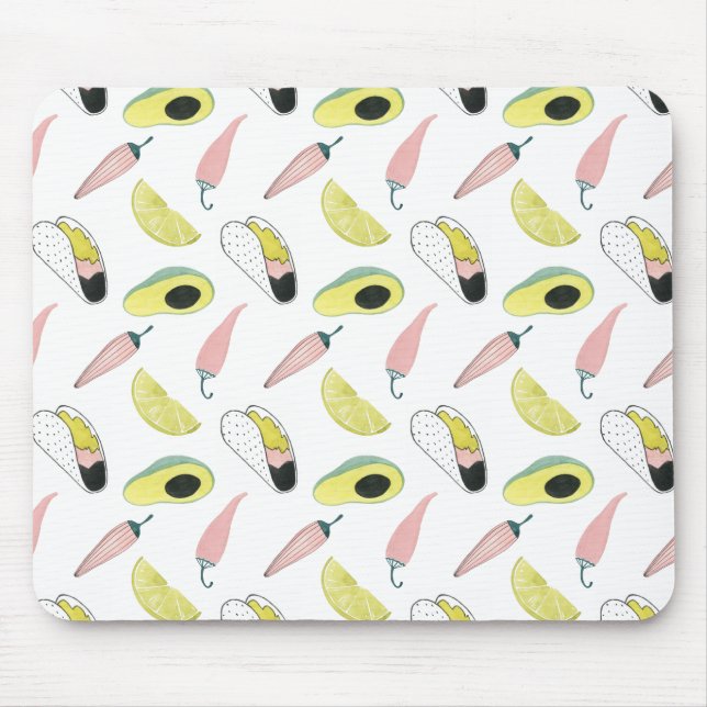 Tapis De Souris Taco à propos d'amour | Taco Element Circle (Devant)