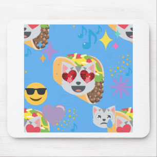 Tapis De Souris taco cat emoji