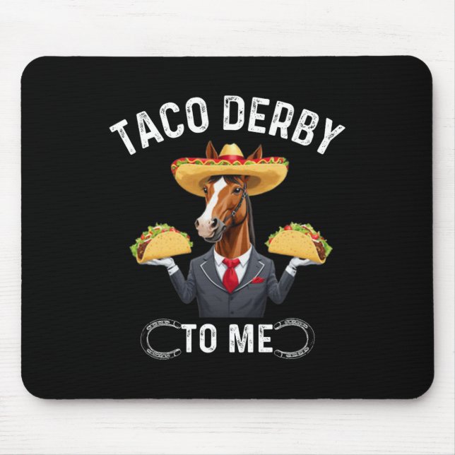 Tapis De Souris Taco Derby À Moi Cinco De Mayo (Devant)
