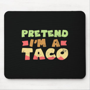 Tapis De Souris Taco Halloween Costume Design Faire semblant d'êtr
