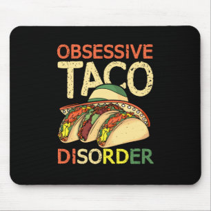 Tapis De Souris Taco Lover Femmes Hommes Mexicain Cadeau alimentai