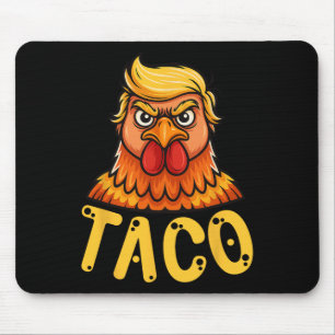 Tapis De Souris Taco Trump mignon toujours poules dehors drôle All
