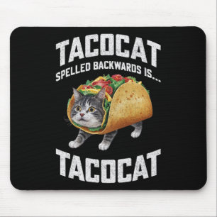 Tapis De Souris Tacocat Articulé À L'Arrière Est Tacocat Chemise T