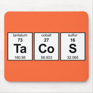 Tapis De Souris TaCoS Periodic Table