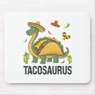 Tapis De Souris Tacosaurus Dinosaur Taco T Rex Drôle Cinco De Mayo