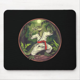 Tapis De Souris Taekwondo Crocodile Kickboxing Animal Jiu-Jitsu
