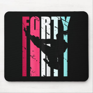 Tapis De Souris Taekwondo féminin 40e anniversaire arts martiaux k