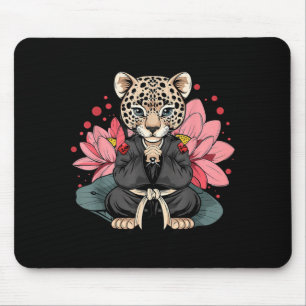 Tapis De Souris Taekwondo Leopard Kickboxing Animall Jiu-Jitsu