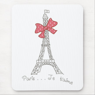 Tapis De Souris T'aime de Paris… Je
