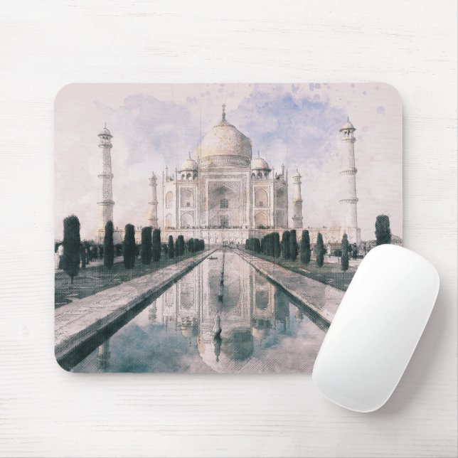 Tapis De Souris Taj Mahal, Inde (Avec souris)