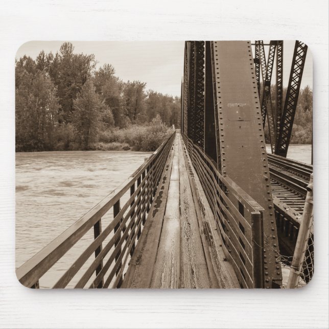 Tapis De Souris Talkeetna Railroad Bridge (Devant)